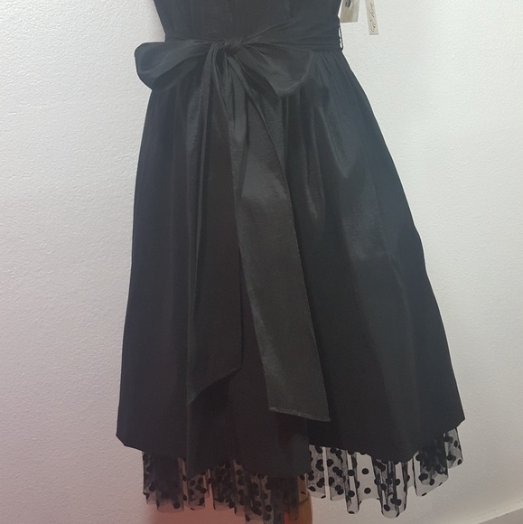 Eliza J  Pleated Bow Shirt Dress - Picture 5 of 8